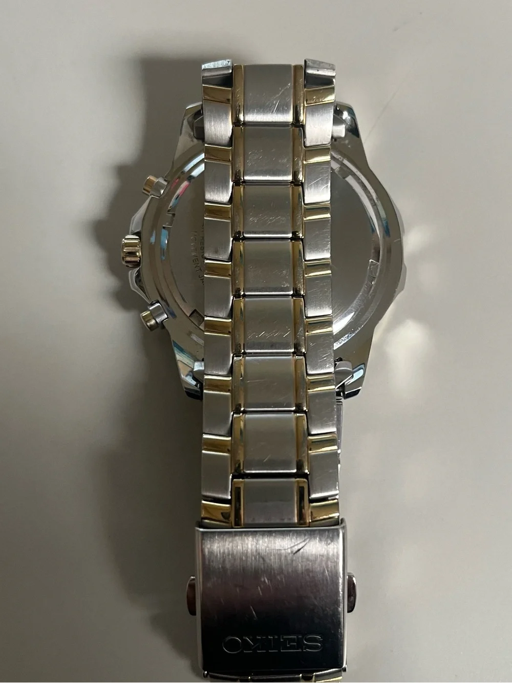 Seiko solar chronograph